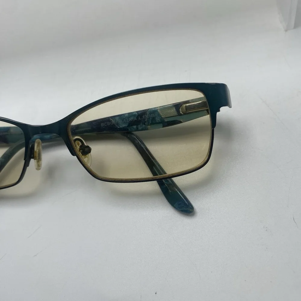 BCBGMAXAZRIA Eyeglasses Women FRAME ONLY Full Rim 52-17-130 Brynn Teal 648
